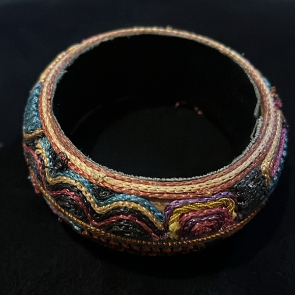 Pink, Blue, Yellow, & Black Bracelet - Picture 17 of 17